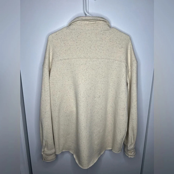 Something Navy - Ivory Donegal Candy Shirt Jacket Shacket - XS - Picture 7 of 8